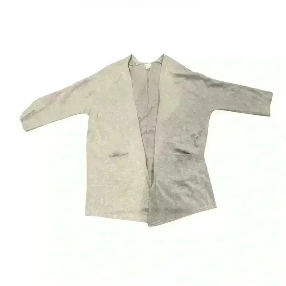 DONNI x Anthropologie OSFA Open Ribbed Cardigan with two pockets